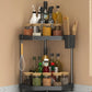 Kitchen Seasoning Shelf – 3 Tier Spice Rack & Chopstick Organiser for Corner Countertops