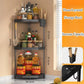 Kitchen Seasoning Shelf – 3 Tier Spice Rack & Chopstick Organiser for Corner Countertops
